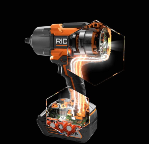R86211KN 18-Volts Brushless Cordless 1/2 in. High Torque 6-Mode Impact Wrench Kit with 4.0 Ah Battery and Charger - Image 4