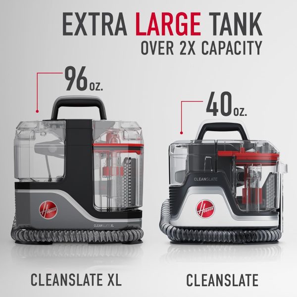 CleanSlate XL Deep Cleaning Spot Carpet Cleaner Machine, for Carpet and Upholstery, with Specialized Tools, Permanent Stain Remover, Car and Auto Detailer, FH15000V, Gray - Image 4