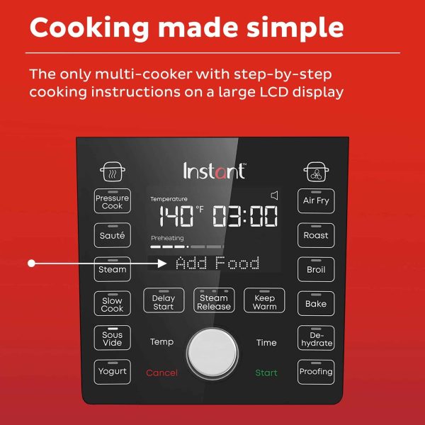 Pot Duo Crisp Ultimate Lid   13-in-1 Air Fryer and Pressure Cooker Combo, 6.5 Quart, App with 800+ Recipes - Image 4