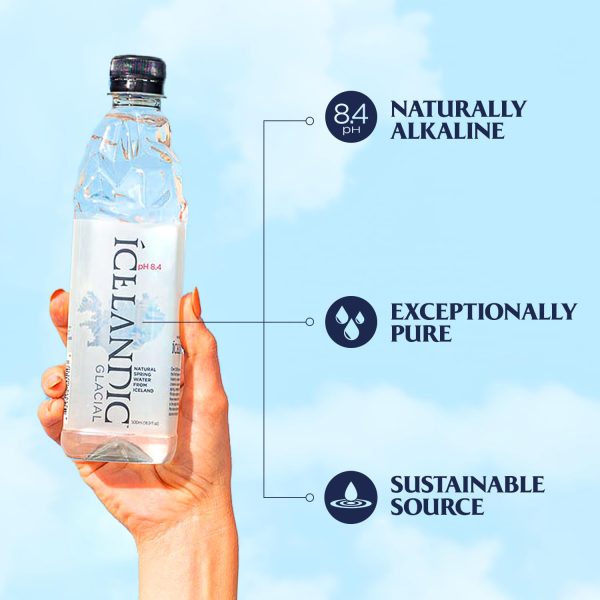 Icelandic Glacial Natural Spring Alkaline Water, 33.81 Fl Oz (Pack of 12) - Image 2