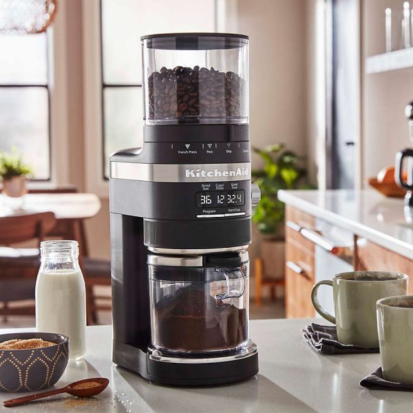 Matte Black Burr Coffee Grinder - Image 10