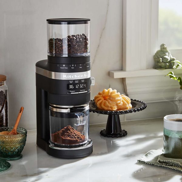 Matte Black Burr Coffee Grinder - Image 5