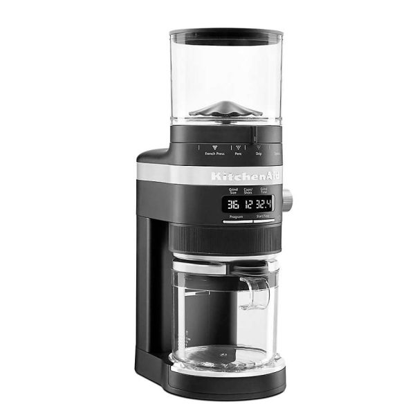 Matte Black Burr Coffee Grinder - Image 4
