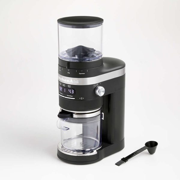 Matte Black Burr Coffee Grinder - Image 3