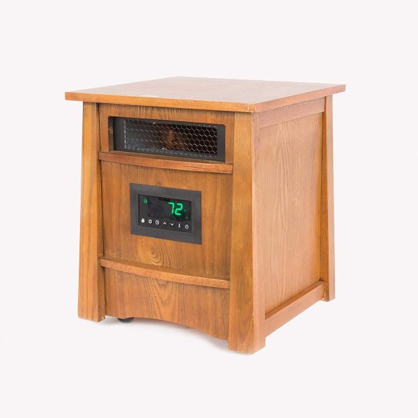 LIFESMART LifePro Corp Lifelux Series Ultimate 8 Element Extra Large Room Infrared Deluxe Wood Cabinet   Remote