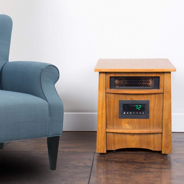 LIFESMART LifePro Corp Lifelux Series Ultimate 8 Element Extra Large Room Infrared Deluxe Wood Cabinet   Remote - Image 3