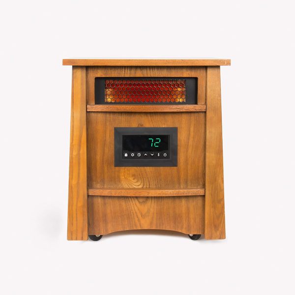 LIFESMART LifePro Corp Lifelux Series Ultimate 8 Element Extra Large Room Infrared Deluxe Wood Cabinet   Remote - Image 4