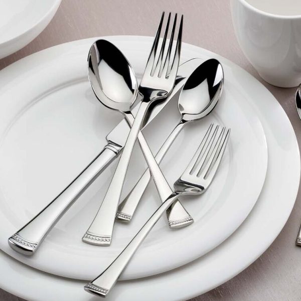 Lenox Portola Stainless Steel Flatware   Set of 65 - Image 4