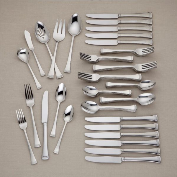 Lenox Portola Stainless Steel Flatware   Set of 65 - Image 5