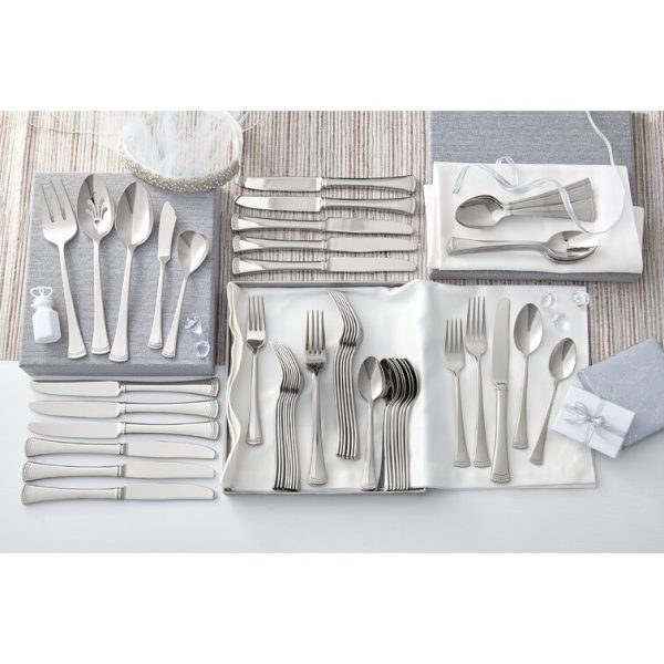 Lenox Portola Stainless Steel Flatware   Set of 65 - Image 6
