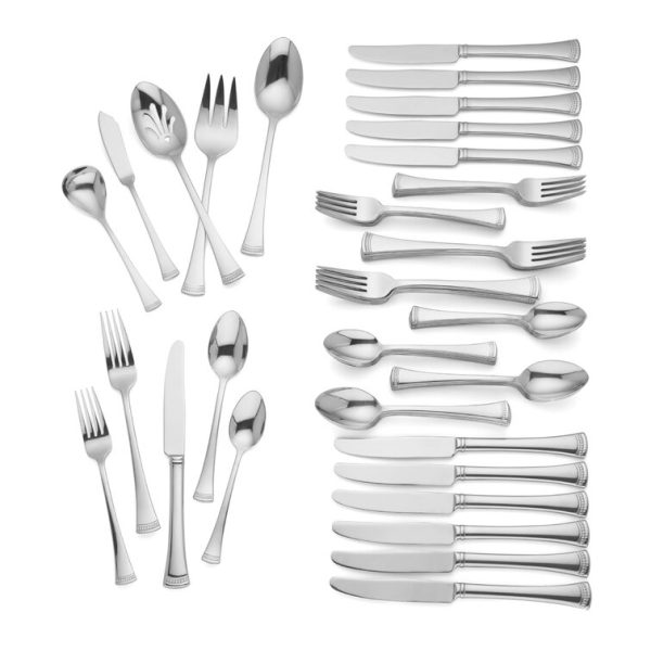 Lenox Portola Stainless Steel Flatware   Set of 65 - Image 9