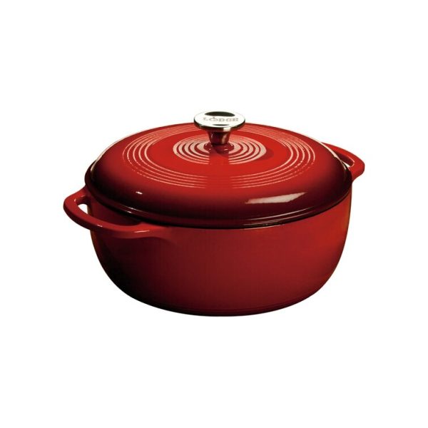 Lodge Enamel Cast Iron Dutch Oven   7.5qt - Image 2