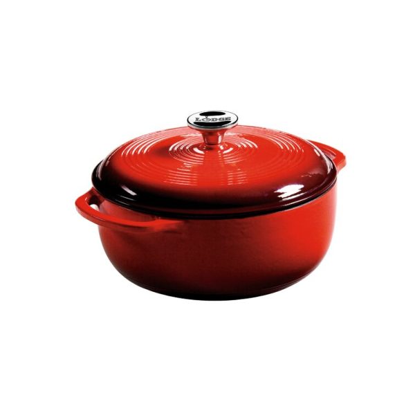 Lodge Enamel Cast Iron Dutch Oven   7.5qt - Image 4