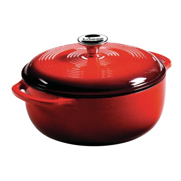 Lodge Enamel Cast Iron Dutch Oven   7.5qt - Image 8