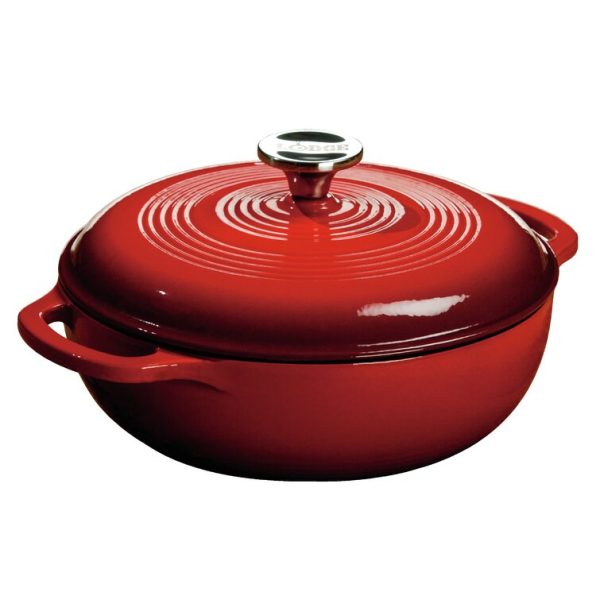 Lodge Enamel Cast Iron Dutch Oven   7.5qt - Image 9
