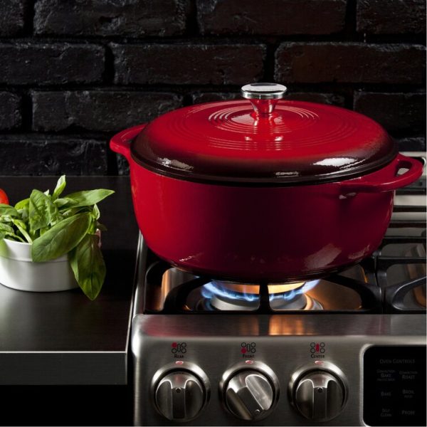Lodge Enamel Cast Iron Dutch Oven   7.5qt - Image 10