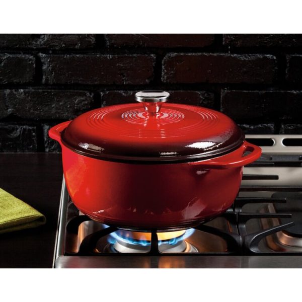 Lodge Enamel Cast Iron Dutch Oven   7.5qt - Image 12