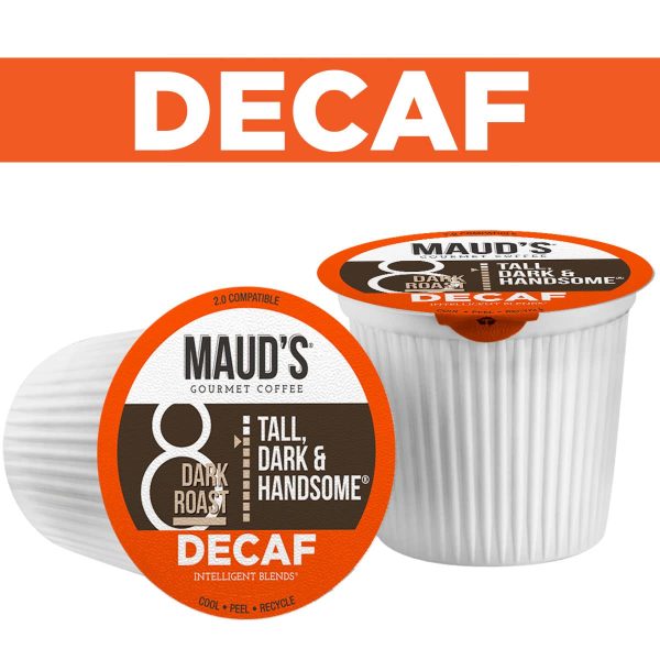Maud s Decaf Dark Roast Coffee Pods, 100 ct | Decaffeinated Tall, Dark   Handsome Blend | 100% Arabica Dark Roast Coffee | Solar Energy Produced Recyclable Pods Compatible with Keurig K Cups Maker - Image 3