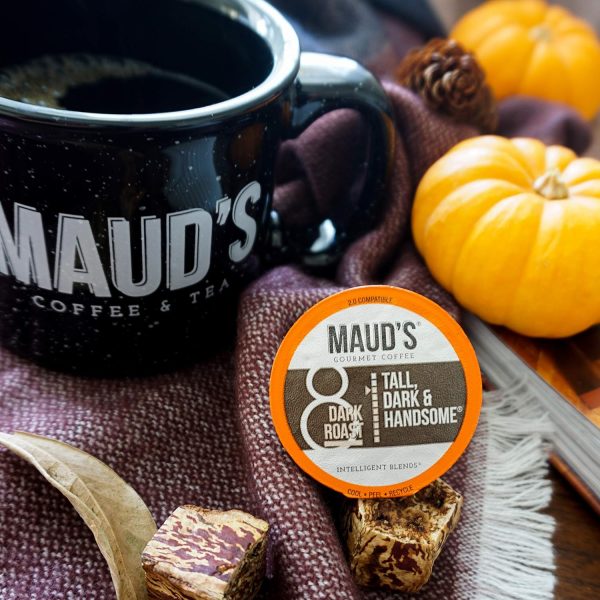 Maud s Decaf Dark Roast Coffee Pods, 100 ct | Decaffeinated Tall, Dark   Handsome Blend | 100% Arabica Dark Roast Coffee | Solar Energy Produced Recyclable Pods Compatible with Keurig K Cups Maker - Image 8