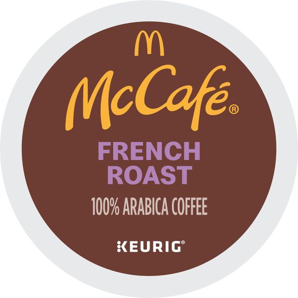 McCafe French Roast, Single Serve Coffee Keurig K-Cup Pods, Dark Roast, 96 Count (4 Packs of 24) - Image 2