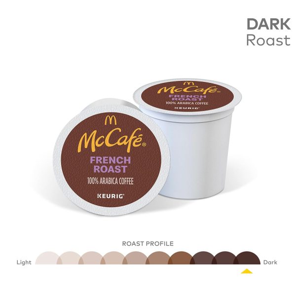 McCafe French Roast, Single Serve Coffee Keurig K-Cup Pods, Dark Roast, 96 Count (4 Packs of 24) - Image 4