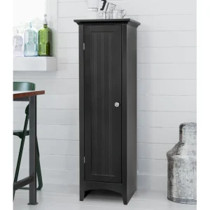 Office One Door Kitchen Black storage pantry