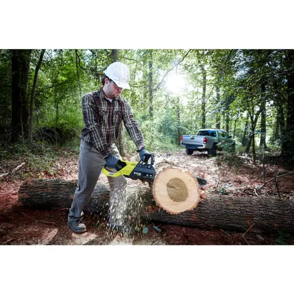 RY40580 40V HP Brushless 18 in. Cordless Battery Chainsaw with 5.0 Ah Battery and Charger - Image 4