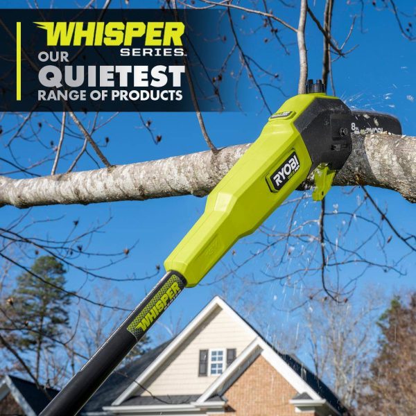 P2520-PS  HP 18V Cordless 10 in. Chainsaw and Whisper Series 8 in. Pole Saw with 4.0 Ah Battery and Charger - Image 8