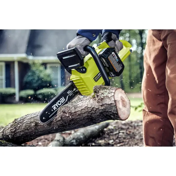 P2520-PS  HP 18V Cordless 10 in. Chainsaw and Whisper Series 8 in. Pole Saw with 4.0 Ah Battery and Charger - Image 9