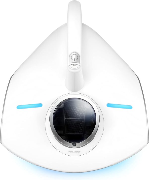 Raycop RS Pro Bed Vacuum Cleaner   17Kpa Powerful Suction   Mattress Cleaner with UV Light Steamless Heat Technology for Eradicating Allergens | Pulsating Brush Cleans Pet Hairs| HEPA Filtration