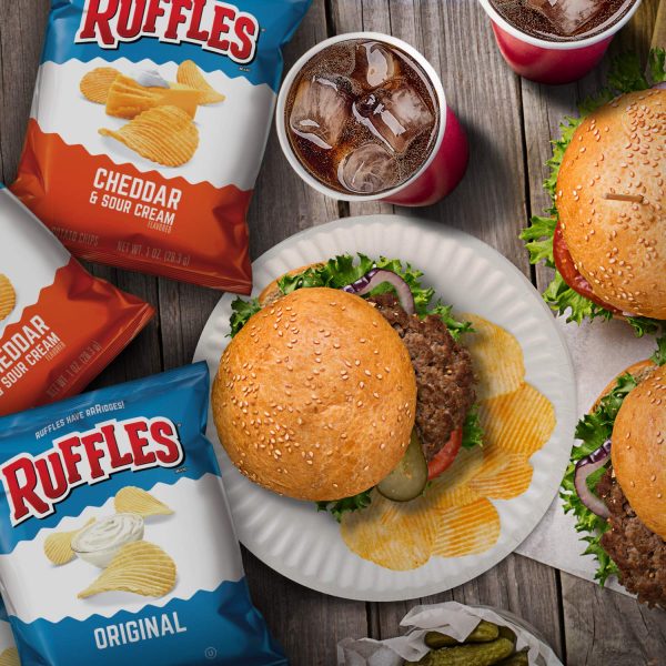 Ruffles Potato Chips, Original, 1 Ounce (Pack of 104) - Image 3