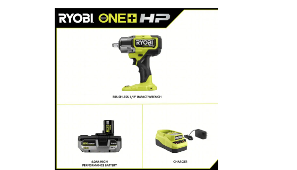 P262K1 ONE+ HP 18V Brushless Cordless Impact Wrench Kit - Image 3
