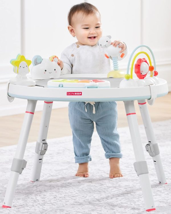Skip Hop Baby Activity Center: Interactive Play Center with 3-Stage Grow-with-Me Functionality, 4mo+, Silver Lining Cloud - Image 11