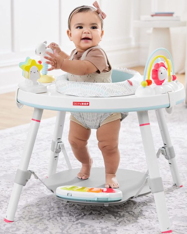 Skip Hop Baby Activity Center: Interactive Play Center with 3-Stage Grow-with-Me Functionality, 4mo+, Silver Lining Cloud - Image 4