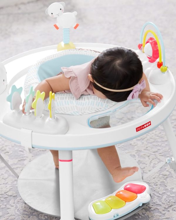 Skip Hop Baby Activity Center: Interactive Play Center with 3-Stage Grow-with-Me Functionality, 4mo+, Silver Lining Cloud - Image 8