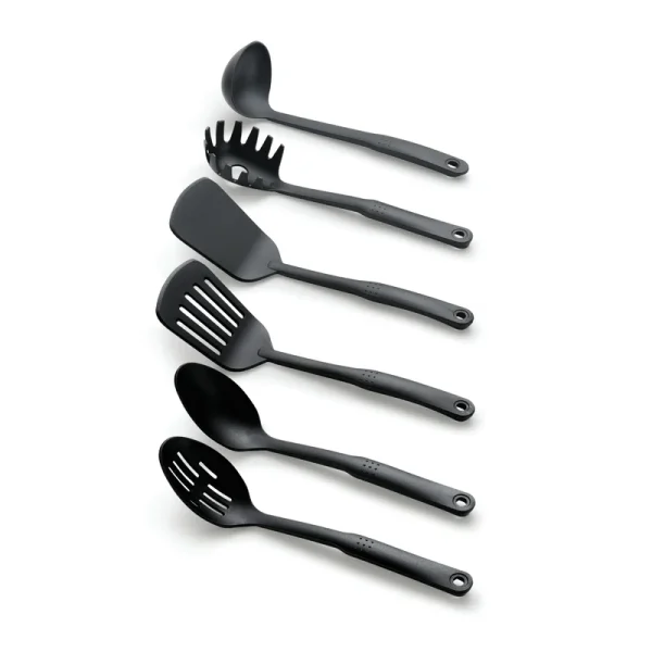 Nonstick Aluminum 20 Piece Cookware Set   Cooking Utensils, Red - Image 2