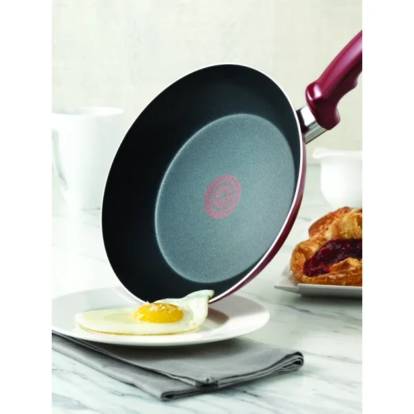 Nonstick Aluminum 20 Piece Cookware Set   Cooking Utensils, Red - Image 5