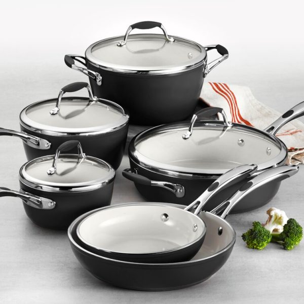Tramontina Gourmet Ceramica Deluxe 10 Piece Non Stick Cookware Set - Image 4