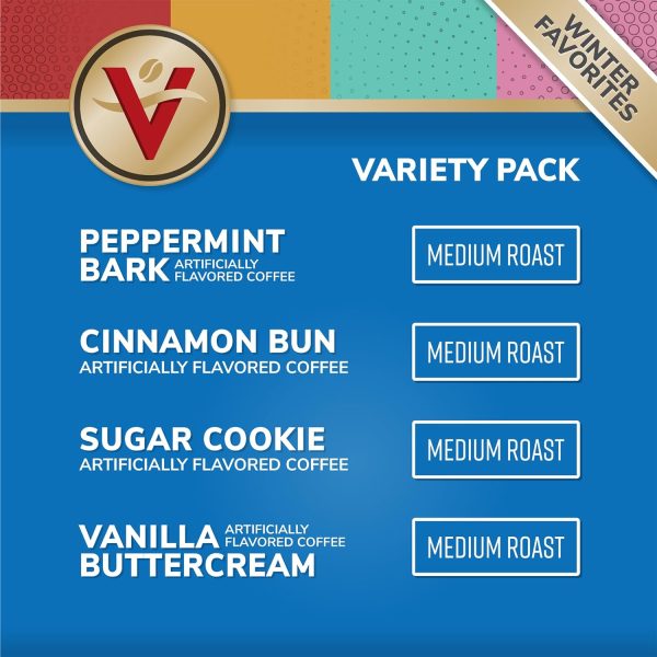 Victor Allen s Coffee Winter Wonderland Variety Pack, 96 Count, Single Serve Coffee Pods for Keurig K-Cup Brewers - Image 3