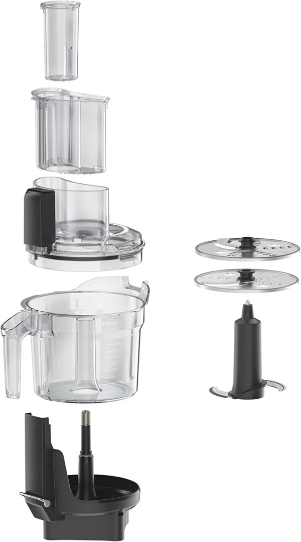 067591 12 Cup Clear/Black Food Processor Attachment - Image 3