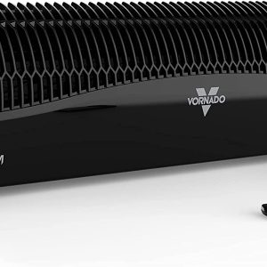 Window Fan with 4 Speeds, Remote Control, Reversible Exhaust Mode, Weather Resistant Case, Black, Whole Room ( FA1-0136-06 )
