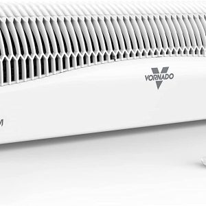 Window Fan with 4 Speeds, Remote Control, Reversible Exhaust Mode, Weather Resistant Case, Whole Room, Ice White