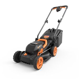WORX WG779 40-volt 14-in Cordless Electric Lawn Mower 4 Ah (Battery   Charger Included)