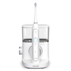 Sonic-Fusion 2.0 Professional Flossing Toothbrush, Electric Toothbrush and Water Flosser Combo In One, White