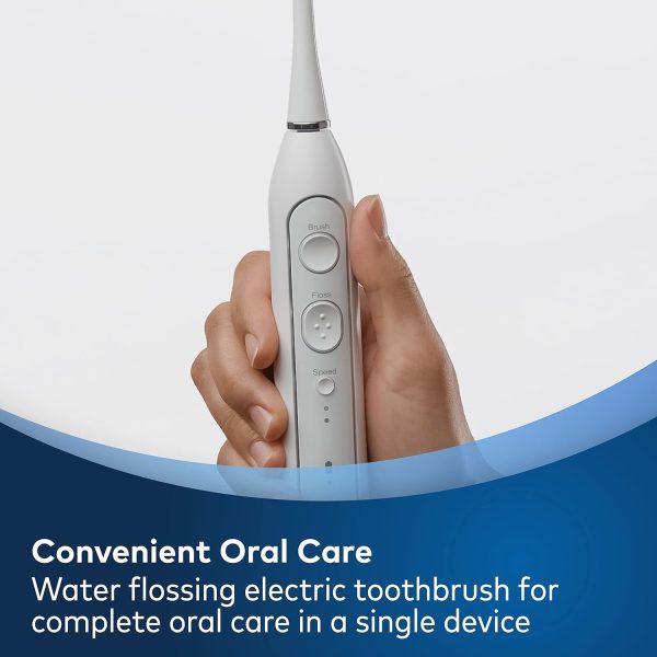 Sonic-Fusion 2.0 Professional Flossing Toothbrush, Electric Toothbrush and Water Flosser Combo In One, White - Image 3