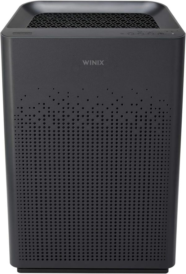 AM80 True HEPA Air Purifier with Washable Advanced Odor Control (AOC) Carbon Filter, 360sq ft Room Capacity, Dark Grey, Large