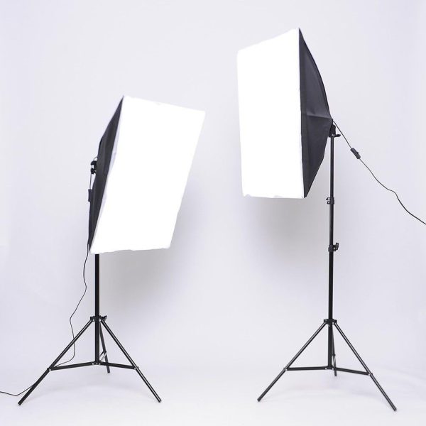 YISITONG Photography Video Studio Lighting Kit Softbox Umbrella Continuous Lighting Set with 4 Backdrops 6.2ft x 10ft Background Stand Support System for Photo Studio Product Portrait Video Shooting - Image 6