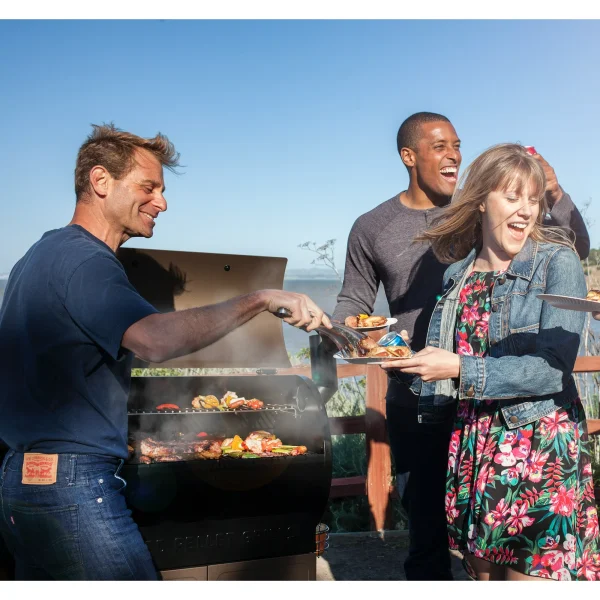 ZPG-450A3 Wood Pellet Grill   Smoker 8-in-1 BBQ 2022 model, Black - Image 3