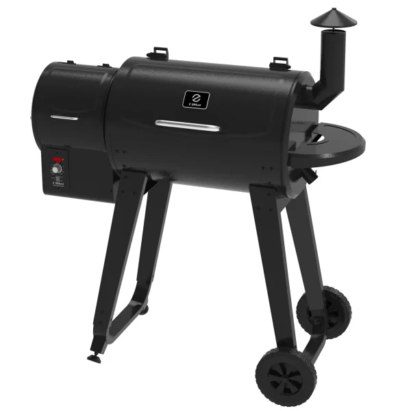 ZPG-450A3 Wood Pellet Grill   Smoker 8-in-1 BBQ 2022 model, Black - Image 8