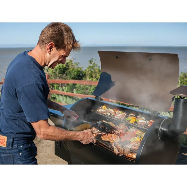 ZPG-450A3 Wood Pellet Grill   Smoker 8-in-1 BBQ 2022 model, Black - Image 4